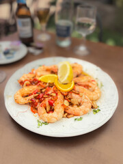 Coastal Cuisine: Fresh Seafood Delight of Garlic Shrimp