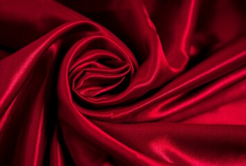 Obraz premium red satin background