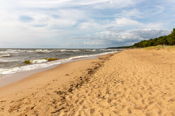 The Gulf of Riga by the Baltic Sea