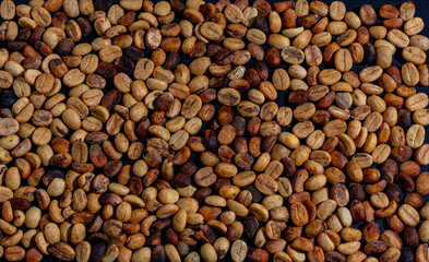 texture background with coffee beans