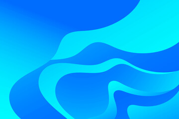 Blue gradient wave background. Waves wallpaper.
