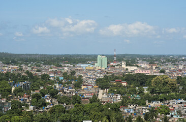 Aerial view of Santa Clara city, Cuba