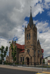 Catholic Church of the Exaltation of the Holy Cross in the city of Vileyka, Minsk region, Belarus.