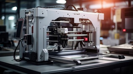 3D printing press machine - obrazy, fototapety, plakaty