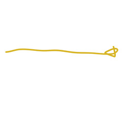Obraz premium Pastel Yellow Scribble Element