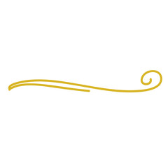 Pastel Yellow Scribble Element