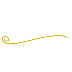 Pastel Yellow Scribble Element