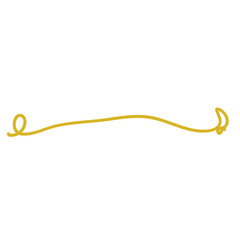 Pastel Yellow Scribble Element