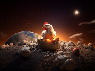 santa claus on the earth