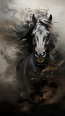 Obraz na płótnie Canvas portrait of a horse