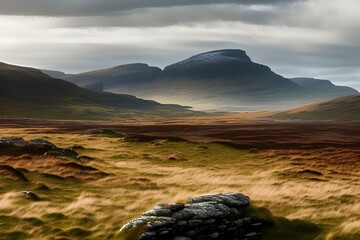 Highland Harmony: A Romantic Rendering of Awe-Inspiring Wilderness