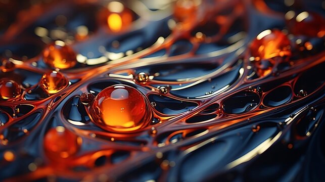 viscouse drop of water