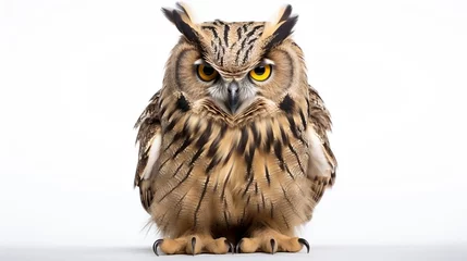Foto op Plexiglas great horned owl © Roland