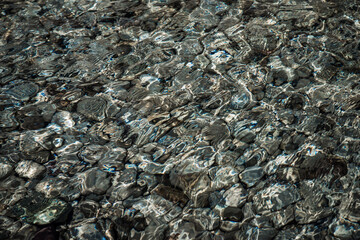 texture transparent clear waters of the sea lake
