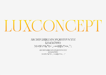 Modern Elegant Luxurious Serif Font Alphabet Perfect For Fashion Minimalist Logo