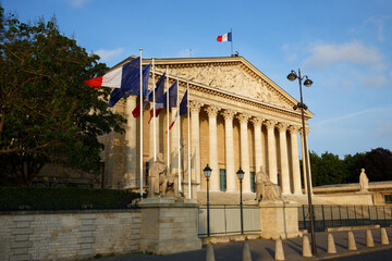 The French national Assembly- Bourbon palace , Paris, France - 619956608