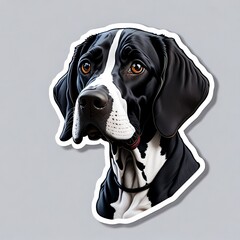 German Shorthaired Pointer Design: High-Quality Illustrations of this Versatile and Energetic Breed. Perfect for Posters, Flyers, and Digital Media Design. 