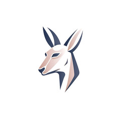 Fototapeta na wymiar Kangaroo Icon Logo Design Element. Can be used in web and mobile applications. Vector illustration.