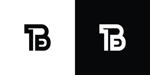 b abstract initial logo © gufron