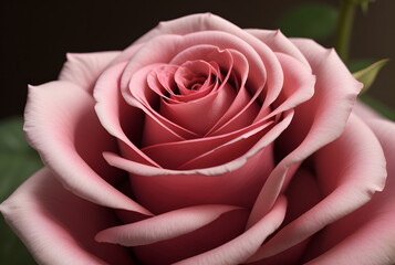 pink rose closeup