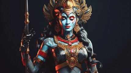 Fototapeta premium goddess Kali Generative AI
