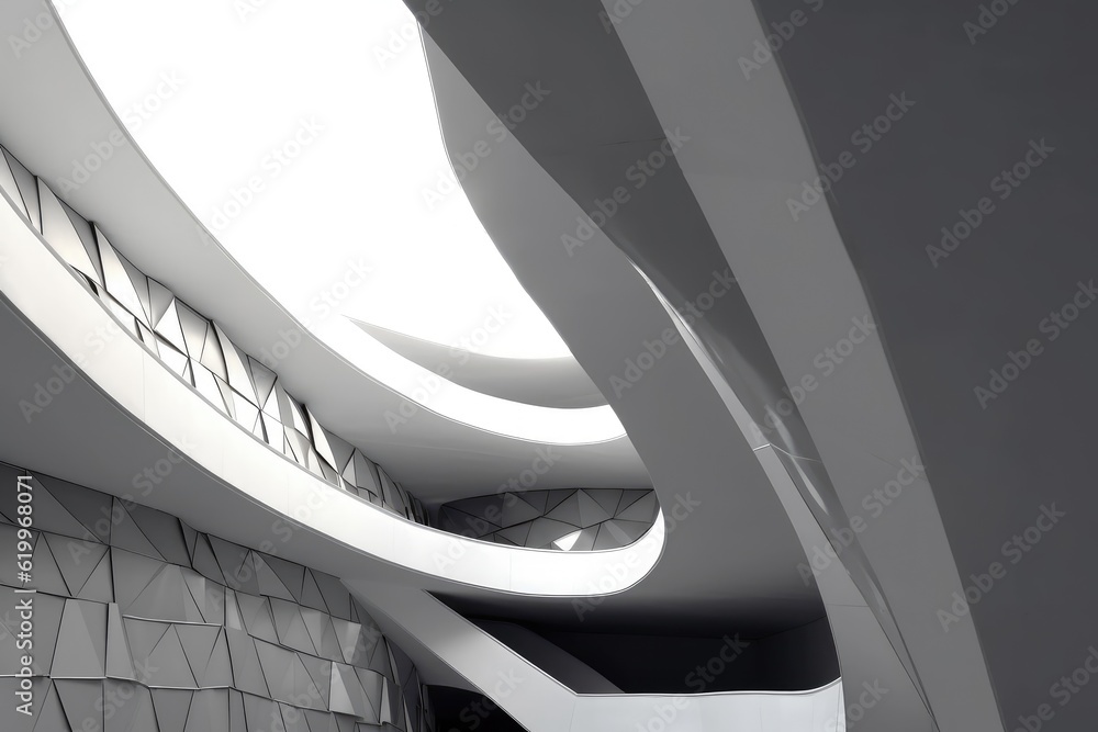 Poster Abstract architectural design close-up