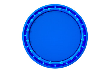 3d rendered circle hearts valentines day