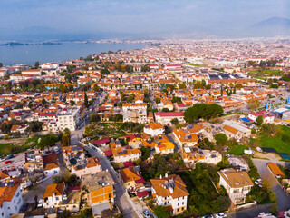 Aerial view of the resort town of Fethiye. Turkey