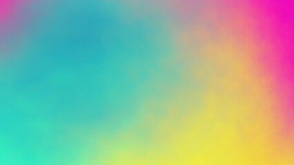 Pink, Yellow and Turquoise Gradient Background Texture