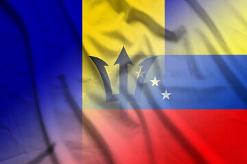 Barbados and Venezuela government flag transborder contract VEN BRB