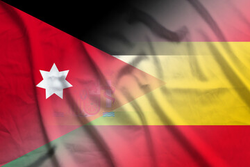 Jordan and Spain state flag transborder relations ESP JOR