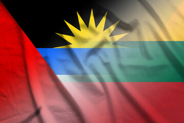 Antigua and Barbuda and Lithuania government flag transborder negotiation LTU ATG
