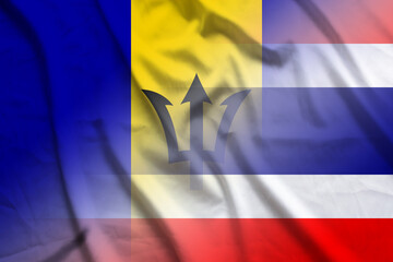 Barbados and Thailand government flag international contract THA BRB