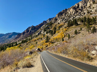 High Sierra Lakes with Colorful Folliage and Streams