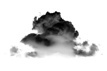 black smoks , cloud on transparent png