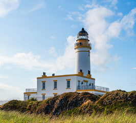 Turnberry Lighthouse, Turnberry Point Lighthouse, Trump Turnberry Golf Resort, South Ayrshire...