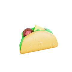 Taco 3D Icon