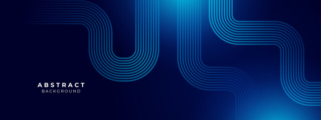 Modern vector abstract futuristic blue wallpaper concept