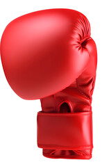 boxing gloves isolated on transparent background ,generative ai