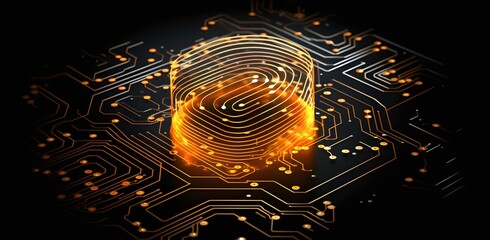 fingerprint bio security circuit board