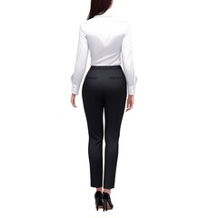 Back view of woman in suit
