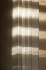 shadow cast on a door frame