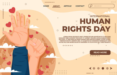 Human Rights Day Landing Page