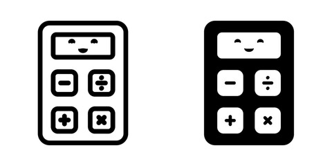 Calculator icon. sign for mobile concept and web design. vector illustration