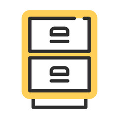 cabinet flat icon