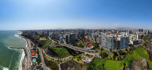 Lima aerial panorama