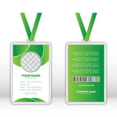 Fototapeta na wymiar ID Card Template | Office Id card | Employee Id card for your company