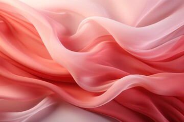 Obraz premium abstract background of pink silk or satin luxury cloth, Generative AI