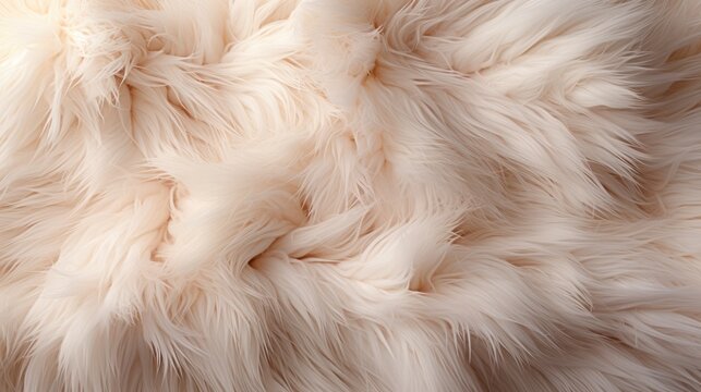 Texture of fur as background, closeup. Fur texture for design, Generative AI