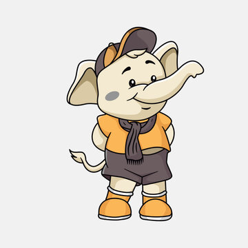 recommend clip art: Cute And adorable elephant vector, animal character Design for t-shirt,  prints, sticker and more